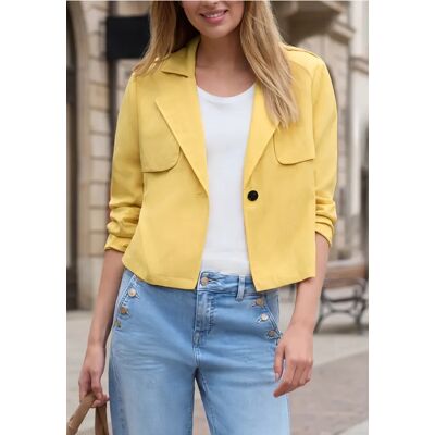 Street One Studio Jacke im Trench Look - Gelb - Damen Street One Studio Jacke im Trench Look - Gelb - Damen