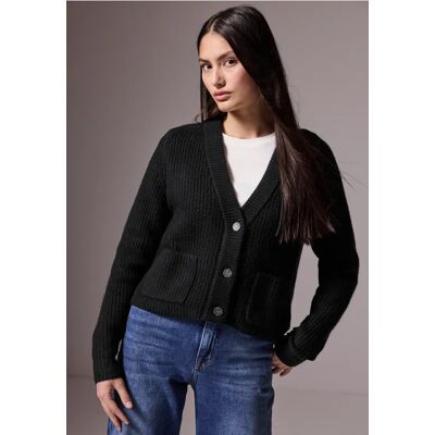 Street One Studio Kurzer Cardigan - Schwarz - Damen Street One Studio Kurzer Cardigan - Schwarz - Damen