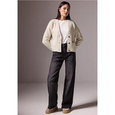 Street One Studio Kurzer Cardigan - Beige - Damen Street One Studio Kurzer Cardigan - Beige - Damen