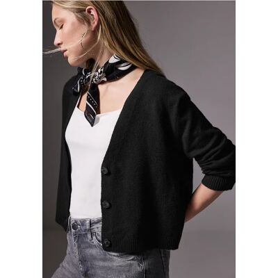 Street One Studio Kuscheliger Cardigan - Schwarz - Damen Street One Studio Kuscheliger Cardigan - Schwarz - Damen