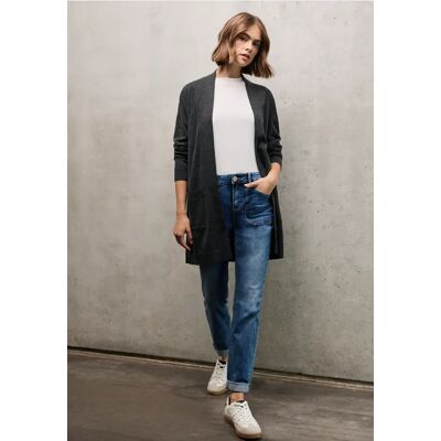 Street One Studio Offener Cardigan - Grau - Damen Street One Studio Offener Cardigan - Grau - Damen