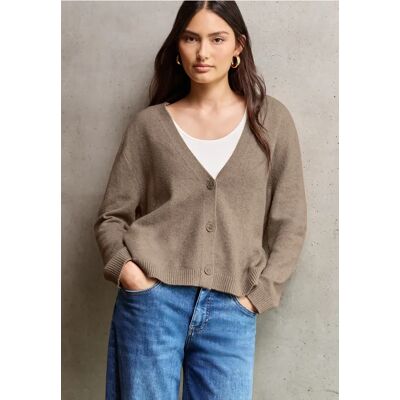 Street One Studio Cosy Basic Cardigan - Beige - Damen Street One Studio Cosy Basic Cardigan - Beige - Damen
