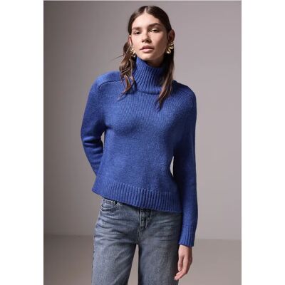 Street One Studio Turtleneck Pullover - Blau - Damen Street One Studio Turtleneck Pullover - Blau - Damen