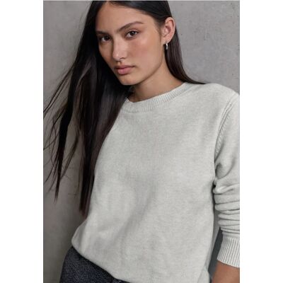 Street One Studio Softer Pullover mit Details - Grau - Damen Street One Studio Softer Pullover mit Details - Grau - Damen