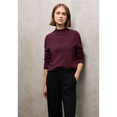 Street One Studio Turtleneck Pullover - Rot - Damen Street One Studio Turtleneck Pullover - Rot - Damen