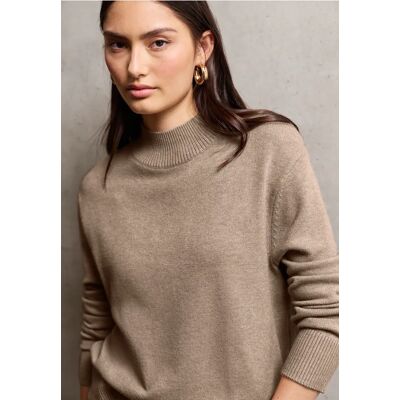 Street One Studio Turtleneck Pullover - Beige - Damen Street One Studio Turtleneck Pullover - Beige - Damen
