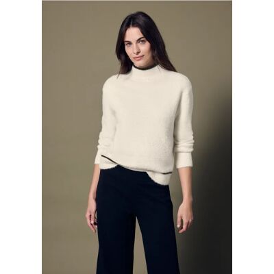 Street One Studio Pullover mit Kontrastdetails - Beige - Damen Street One Studio Pullover mit Kontrastdetails - Beige - Damen