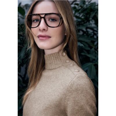 Street One Studio Pullover mit Knopfdetail - Beige - Damen Street One Studio Pullover mit Knopfdetail - Beige - Damen