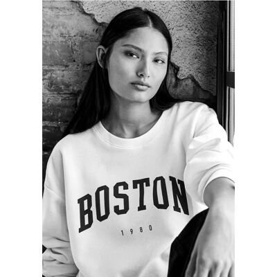 Street One Studio Loose Fit Sweatshirt - Beige - Damen Street One Studio Loose Fit Sweatshirt - Beige - Damen