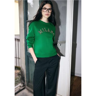Street One Studio Loose Fit Sweatshirt - Grün - Damen Street One Studio Loose Fit Sweatshirt - Grün - Damen