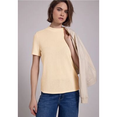 Street One Studio Strick-Look Shirt - Beige - Damen Street One Studio Strick-Look Shirt - Beige - Damen