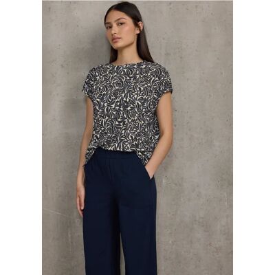 Street One Studio Bedrucktes Leinen-Look Shirt - Beige - Damen Street One Studio Bedrucktes Leinen-Look Shirt - Beige - Damen