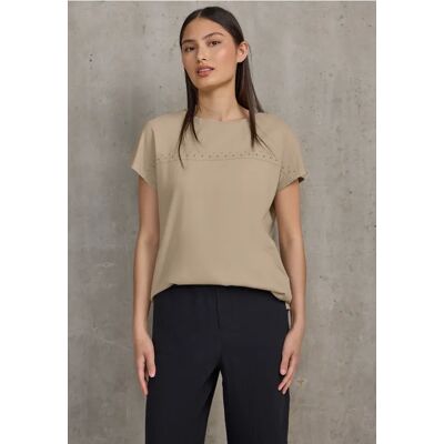 Street One Studio Shirt mit Schmucksteinen - Beige - Damen Street One Studio Shirt mit Schmucksteinen - Beige - Damen