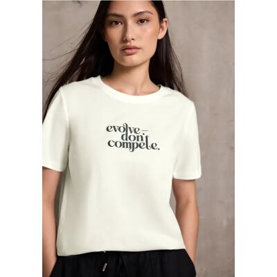 Street One Studio Basic T-Shirt mit Print - Weiß - Damen Street One Studio Basic T-Shirt mit Print - Weiß - Damen