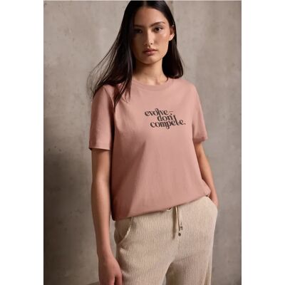 Street One Studio Basic T-Shirt mit Print - Rosa - Damen Street One Studio Basic T-Shirt mit Print - Rosa - Damen
