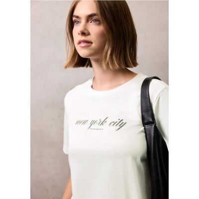 Street One Studio T-Shirt mit Wording - Weiß - Damen Street One Studio T-Shirt mit Wording - Weiß - Damen