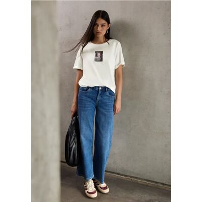 Street One Studio T-Shirt mit Fotoprint - Weiß - Damen Street One Studio T-Shirt mit Fotoprint - Weiß - Damen