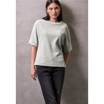 Street One Studio Cord T-Shirt - Grau - Damen Street One Studio Cord T-Shirt - Grau - Damen