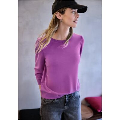 Street One Studio Shirt mit Raffung - Pink - Damen Street One Studio Shirt mit Raffung - Pink - Damen