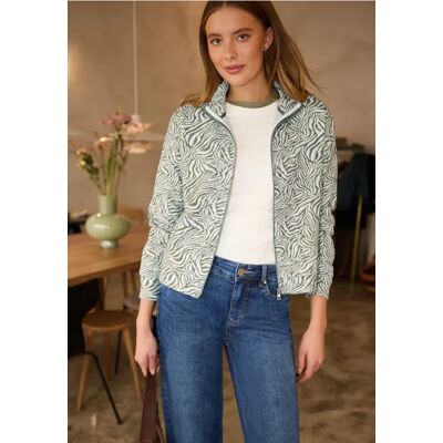 Street One Studio Langarm Jacke mit Print und Struktur - Grün - Damen Street One Studio Langarm Jacke mit Print und Struktur - Grün - Damen