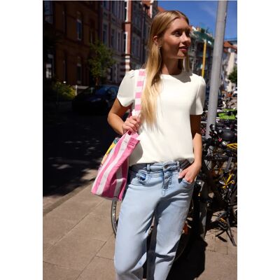 Street One Studio T-Shirt in Unifarbe mit Raffung - Weiß - Damen Street One Studio T-Shirt in Unifarbe mit Raffung - Weiß - Damen