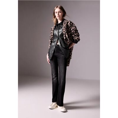 Street One Studio Bluse in Leder-Optik - Schwarz - Damen Street One Studio Bluse in Leder-Optik - Schwarz - Damen