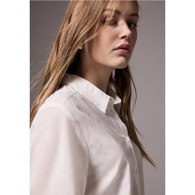 Street One Studio Bluse im Loose Fit - Weiß - Damen Street One Studio Bluse im Loose Fit - Weiß - Damen