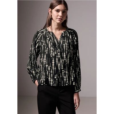 Street One Studio Bedruckte Raglan-Bluse - Schwarz - Damen Street One Studio Bedruckte Raglan-Bluse - Schwarz - Damen