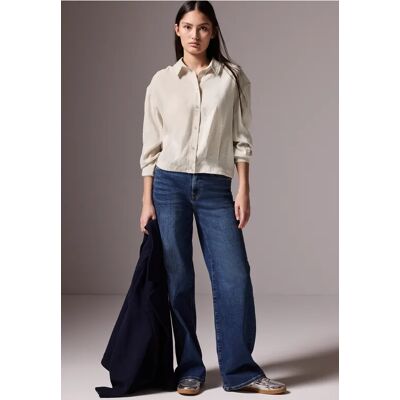 Street One Studio Hemdbluse - Beige - Damen Street One Studio Hemdbluse - Beige - Damen