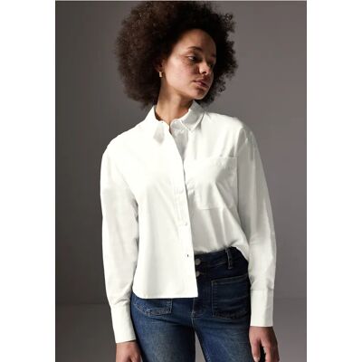 Street One Studio Hemdbluse mit Knopfleiste - Weiß - Damen Street One Studio Hemdbluse mit Knopfleiste - Weiß - Damen