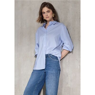 Street One Studio Gestreifte Longblouse - Blau - Damen Street One Studio Gestreifte Longblouse - Blau - Damen