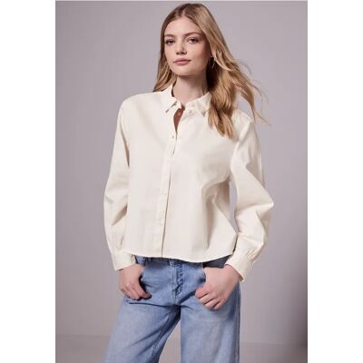 Street One Studio Hemdbluse mit Struktur - Beige - Damen Street One Studio Hemdbluse mit Struktur - Beige - Damen