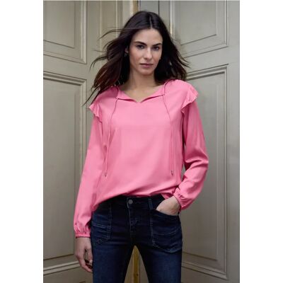 Street One Studio Tunika mit Volants - Pink - Damen Street One Studio Tunika mit Volants - Pink - Damen