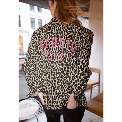 Street One Studio Leo-Bluse mit Backprint - Schwarz - Damen Street One Studio Leo-Bluse mit Backprint - Schwarz - Damen