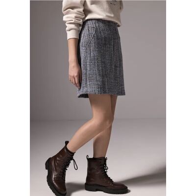 Street One Studio Bouclé Rock - Blau - Damen Street One Studio Bouclé Rock - Blau - Damen