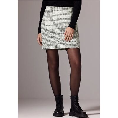 Street One Studio Bouclé Rock - Schwarz Weiß - Damen Street One Studio Bouclé Rock - Schwarz Weiß - Damen