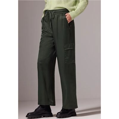 Street One Studio Wide Leg Cargo Hose - Grün - Damen Street One Studio Wide Leg Cargo Hose - Grün - Damen