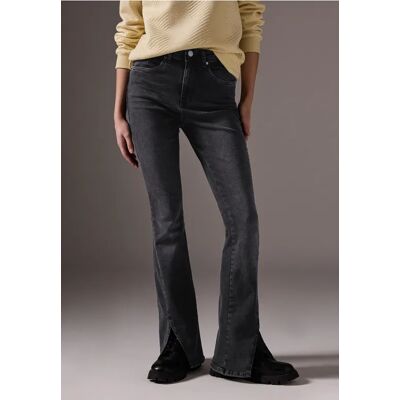 Street One Studio Skinny Flared Jeans - Schwarz - Damen Street One Studio Skinny Flared Jeans - Schwarz - Damen