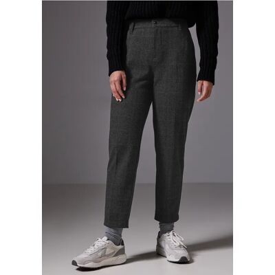 Street One Studio Karierte Chino - Grau - Damen Street One Studio Karierte Chino - Grau - Damen