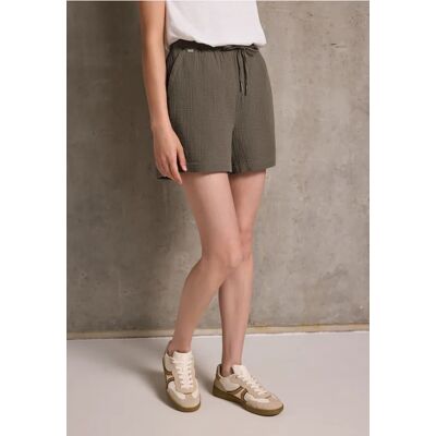 Street One Studio Musselin Shorts - Braun - Damen Street One Studio Musselin Shorts - Braun - Damen