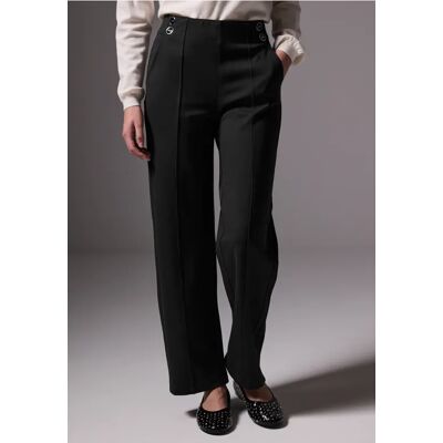 Street One Studio Straight Leg Hose - Schwarz - Damen Street One Studio Straight Leg Hose - Schwarz - Damen
