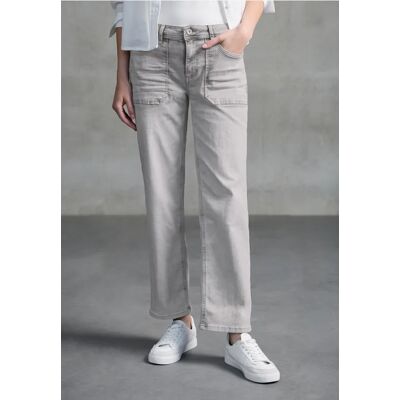 Street One Studio Straight Leg Jeans - Grau - Damen Street One Studio Straight Leg Jeans - Grau - Damen