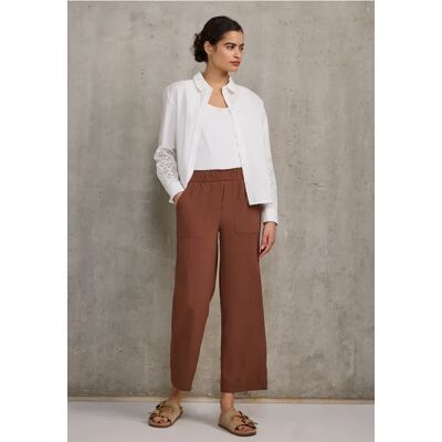 Street One Studio Viskose-Culotte - Braun - Damen Street One Studio Viskose-Culotte - Braun - Damen
