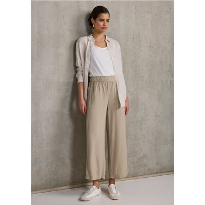 Street One Studio Viskose-Culotte - Beige - Damen Street One Studio Viskose-Culotte - Beige - Damen