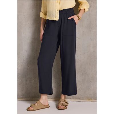 Street One Studio Viskose-Culotte - Blau - Damen Street One Studio Viskose-Culotte - Blau - Damen
