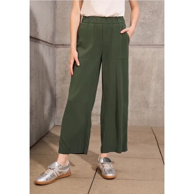 Street One Studio Culotte in Unifarbe - Grün - Damen Street One Studio Culotte in Unifarbe - Grün - Damen