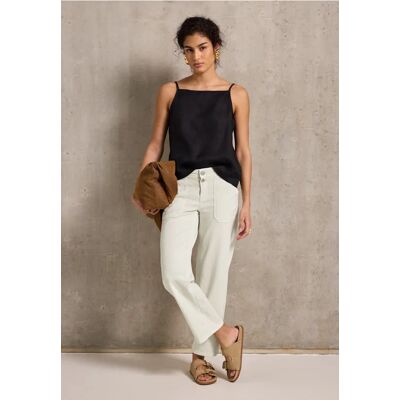 Street One Studio Straight Leg Jeans - Beige - Damen Street One Studio Straight Leg Jeans - Beige - Damen