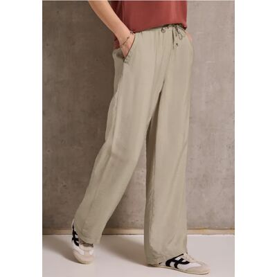 Street One Studio Wide Leg Hose - Beige - Damen Street One Studio Wide Leg Hose - Beige - Damen