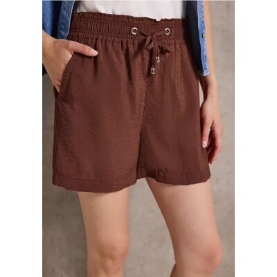 Street One Studio Shorts in Unifarbe - Braun - Damen Street One Studio Shorts in Unifarbe - Braun - Damen