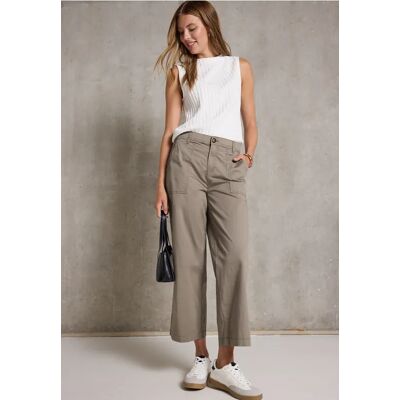 Street One Studio Hose aus Baumwollmix - Beige - Damen Street One Studio Hose aus Baumwollmix - Beige - Damen